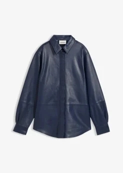 bonprix Chemise en cuir d’agneau nappa|Femme Chemisiers