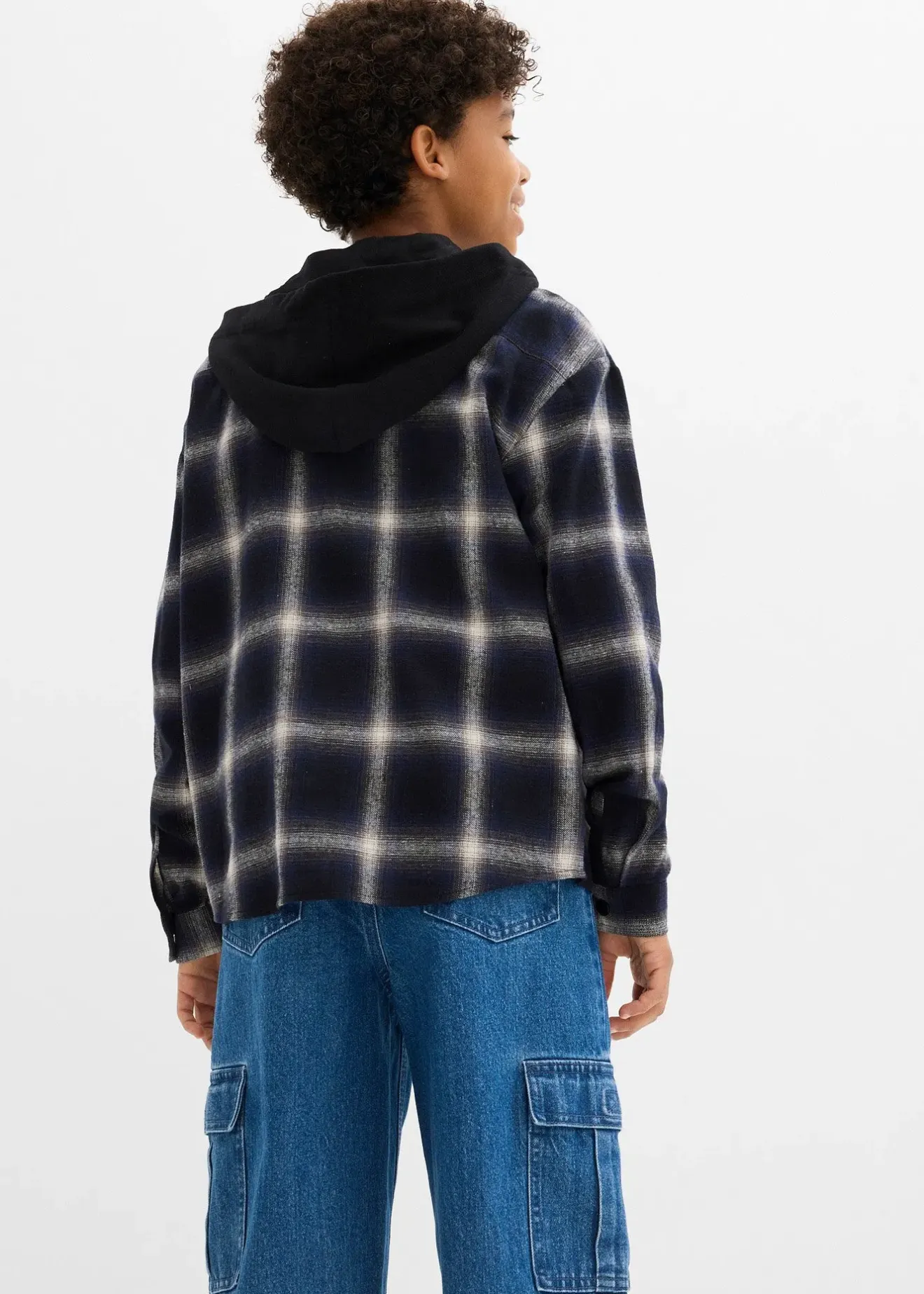 bonprix Chemise en flanelle à capuche|Enfant Vêtements Enfant|Garçons 9-16 Ans·Costumes & Chemises