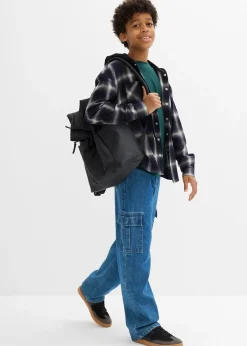 bonprix Chemise en flanelle à capuche|Enfant Vêtements Enfant|Garçons 9-16 Ans·Costumes & Chemises