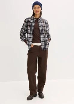 bonprix Chemise en flanelle 100% coton|Femme Chemisiers