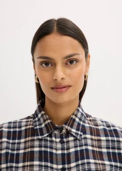 bonprix Chemise en flanelle 100% coton|Femme Chemisiers