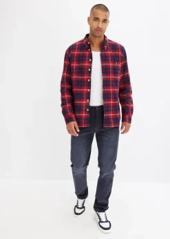 bonprix Chemise en flanelle avec doublure polaire|Homme Vêtements De Plein Air|Chemises