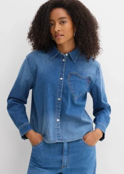 Femme bonprix Chemisiers|Chemise en jean