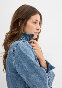 bonprix Chemise en jean 100% coton|Femme Chemisiers