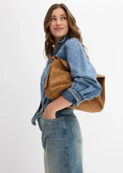 bonprix Chemise en jean 100% coton|Femme Chemisiers