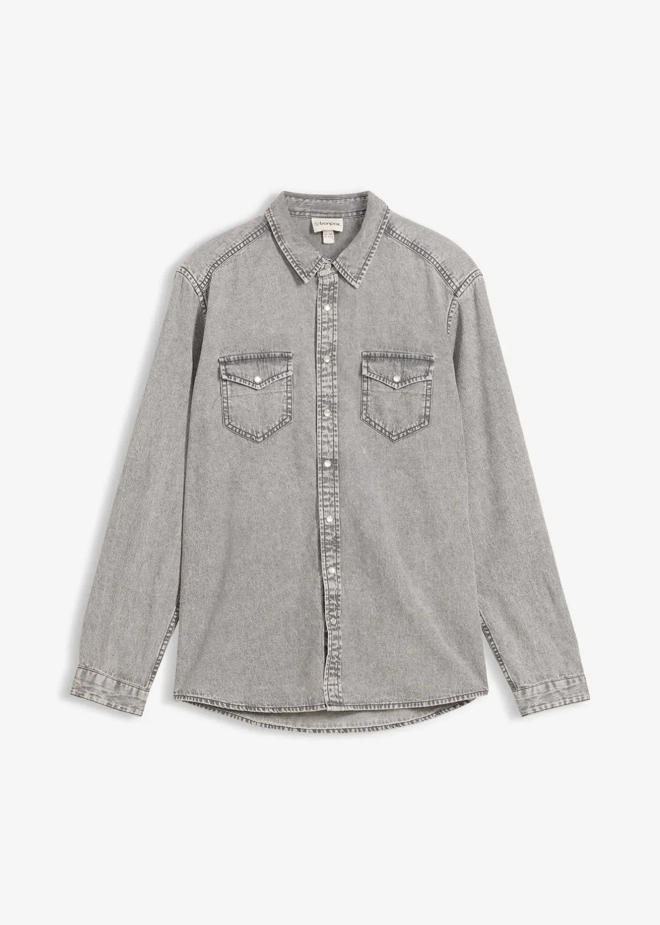 Homme bonprix Chemises|Chemise en jean 100% coton