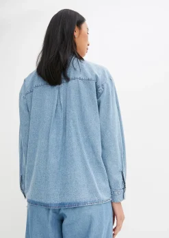bonprix Chemise en jean oversize|Femme Chemisiers