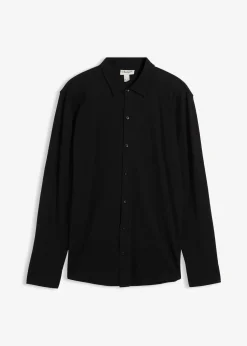 bonprix Chemise en piqué de coton ultra-extensible, slim|Homme Chemises