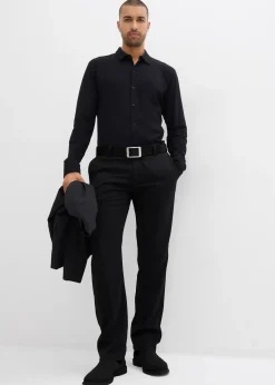 bonprix Chemise en piqué de coton ultra-extensible, slim|Homme Chemises
