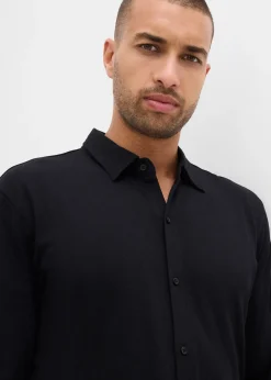 bonprix Chemise en piqué de coton ultra-extensible, slim|Homme Chemises