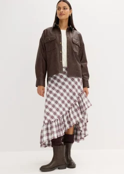 bonprix Chemise enduite effet usé|Femme Chemisiers