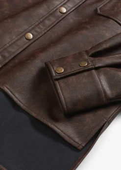 bonprix Chemise enduite effet usé|Femme Chemisiers