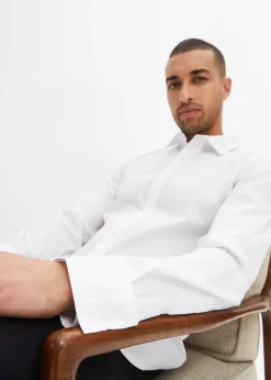 bonprix Chemise habillée extensible, Slim|Homme Chemises