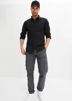 bonprix Chemise habillée extensible, Slim|Homme Chemises