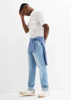 Homme bonprix Chemises|Chemise manches courtes 100% coton