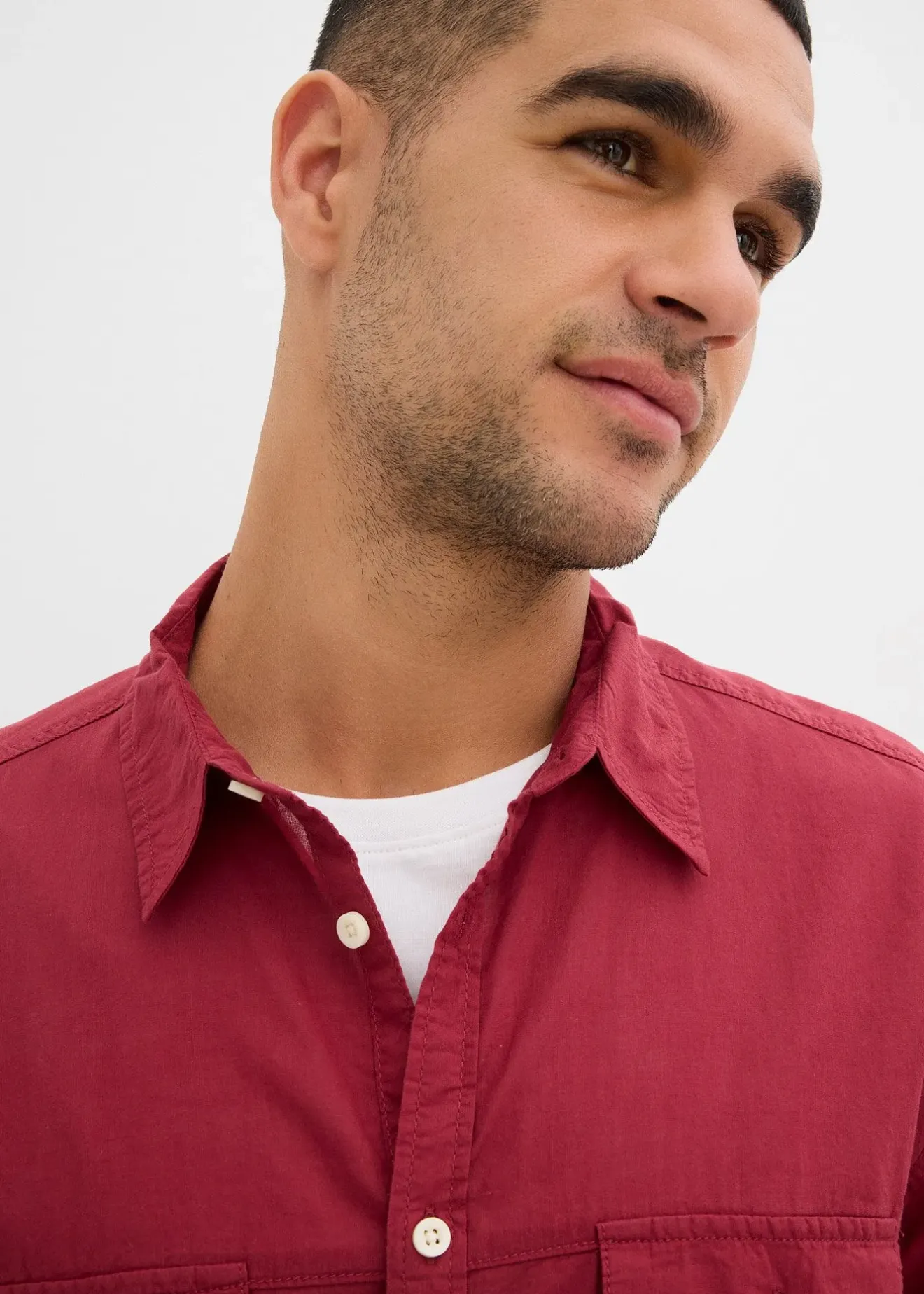 Homme bonprix Chemises|Chemise manches courtes 100% coton