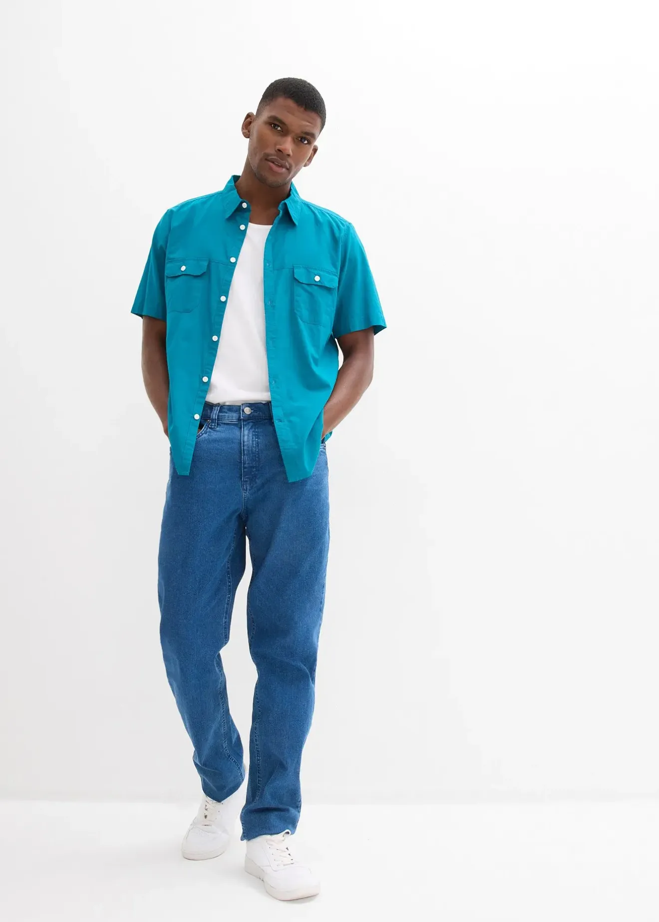 bonprix Chemise manches courtes 100% coton|Homme Chemises