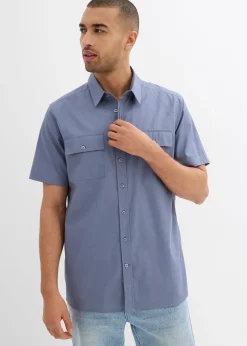 bonprix Chemise manches courtes 100 % coton|Homme Chemises