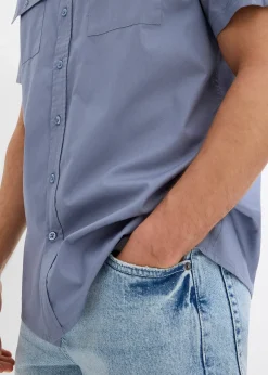 bonprix Chemise manches courtes 100 % coton|Homme Chemises