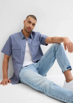 bonprix Chemise manches courtes 100 % coton|Homme Chemises