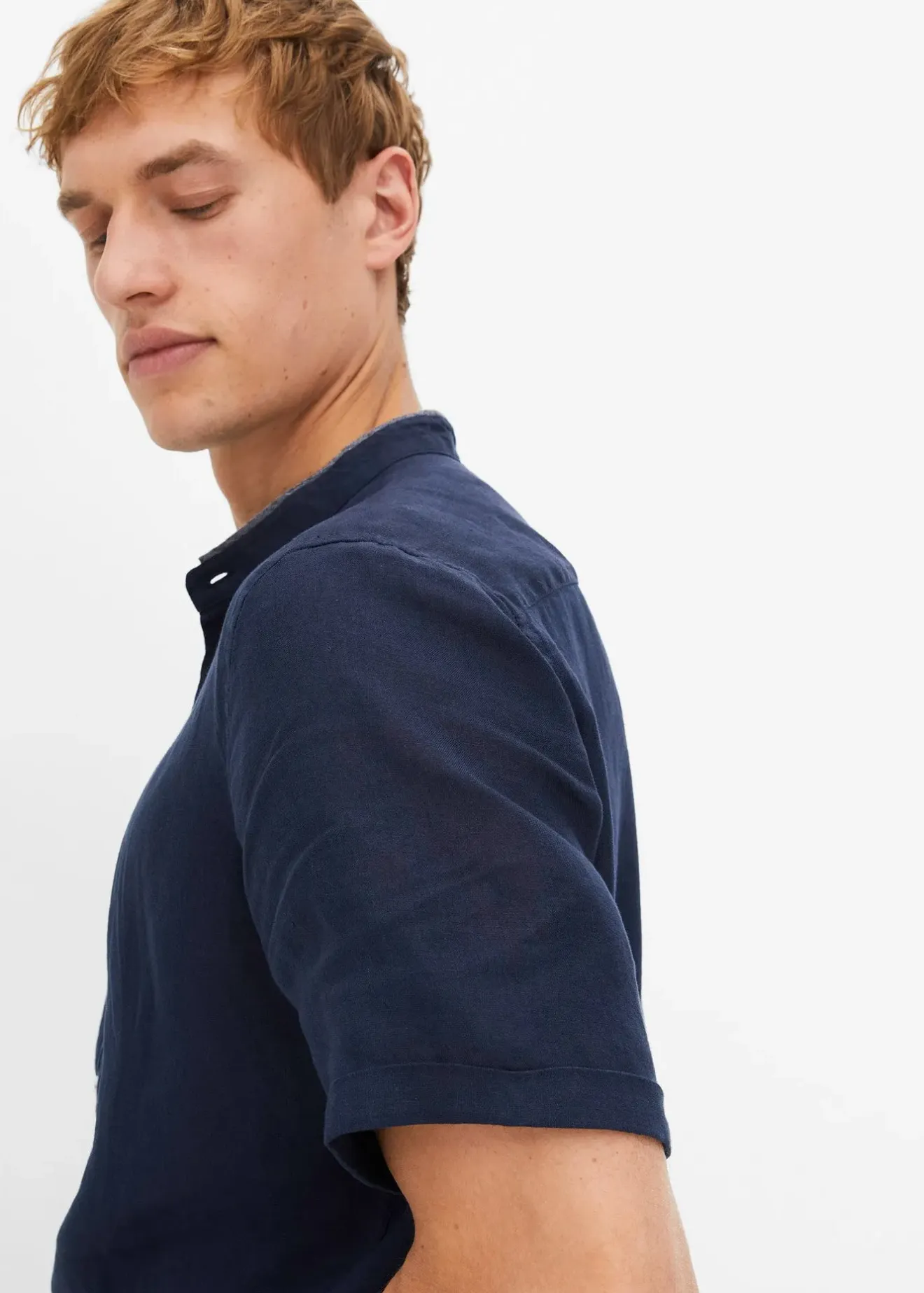 bonprix Chemise manches courtes 100% lin|Homme Chemises