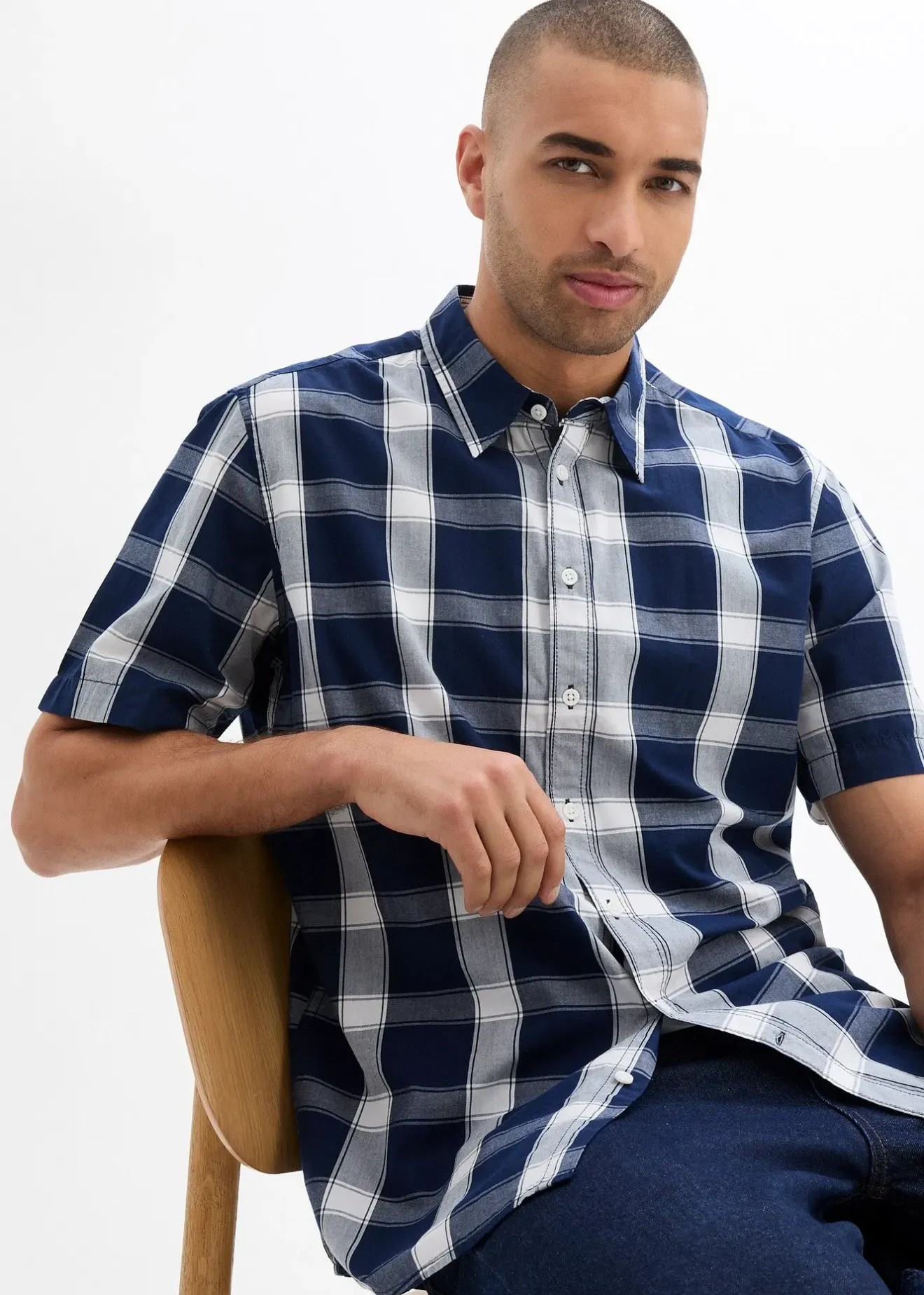 bonprix Chemise manches courtes 100% coton|Homme Chemises