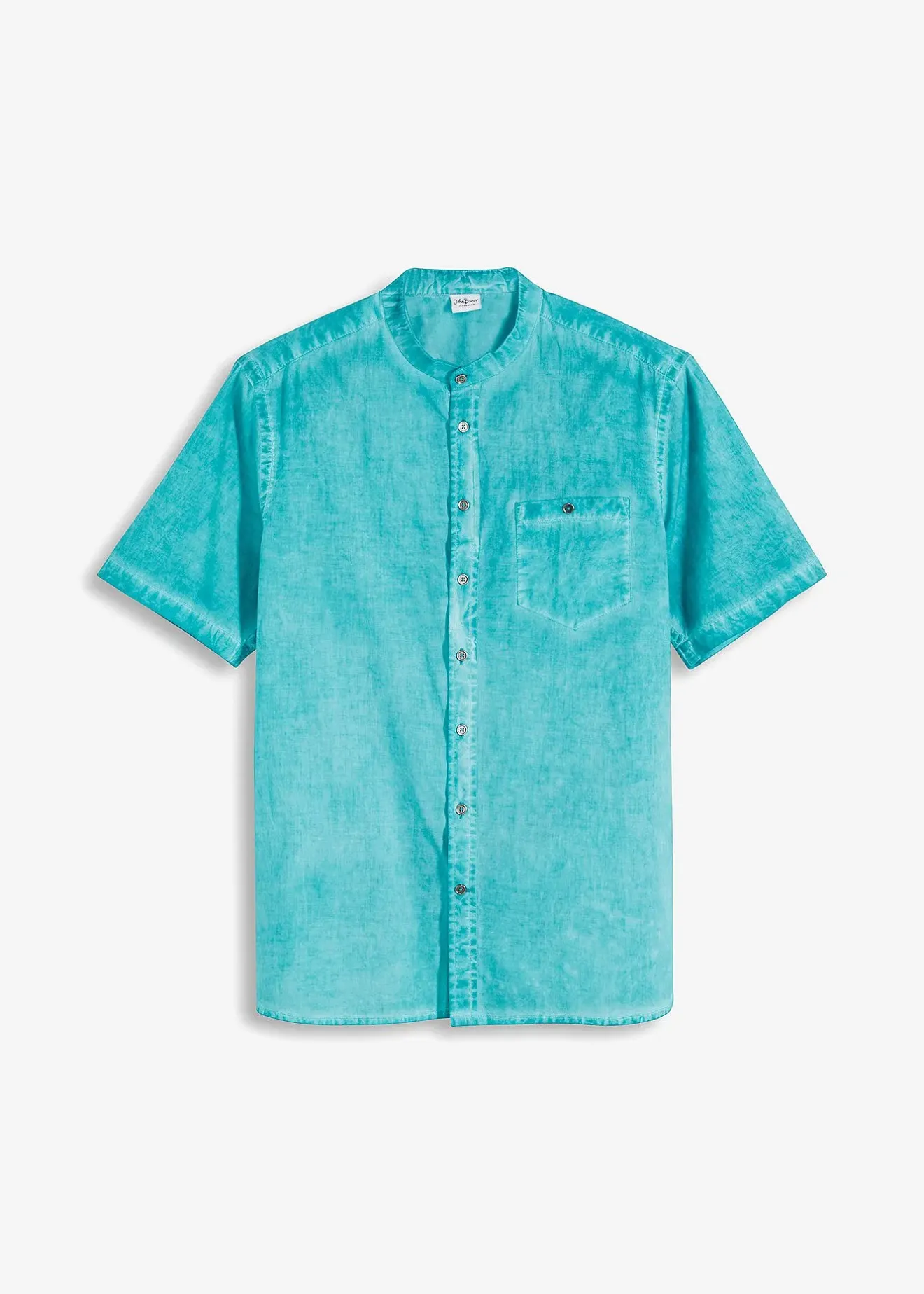 bonprix Chemise manches courtes aspect délavé|Homme Chemises