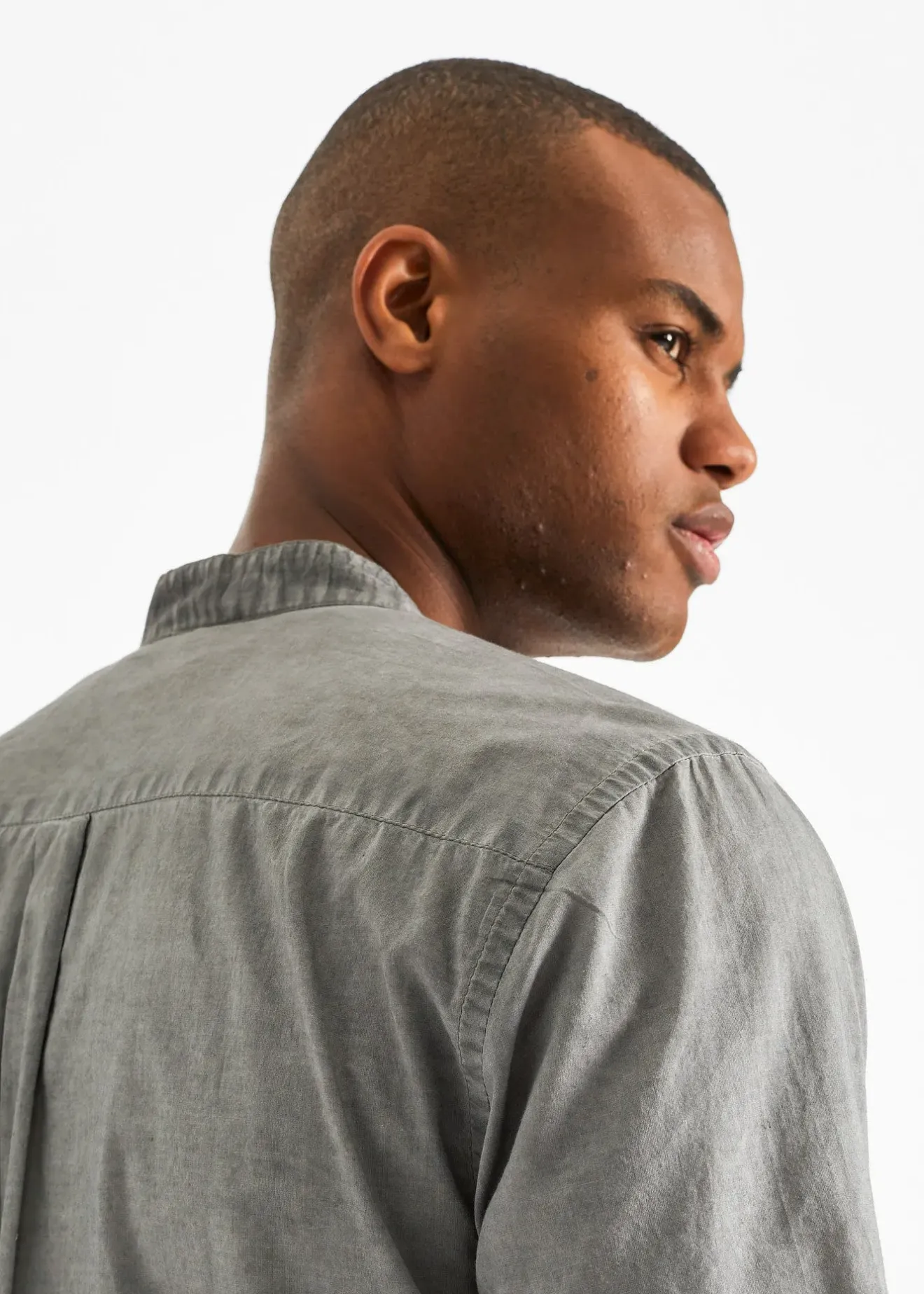 Homme bonprix Chemises|Chemise manches courtes aspect délavé