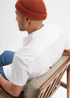 Homme bonprix Chemises|Chemise manches courtes extensible, slim