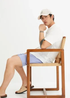 bonprix Chemise manches courtes en gaze 100% coton|Homme Chemises