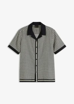 bonprix Chemise manches courtes en lin majoritaire|Homme Chemises