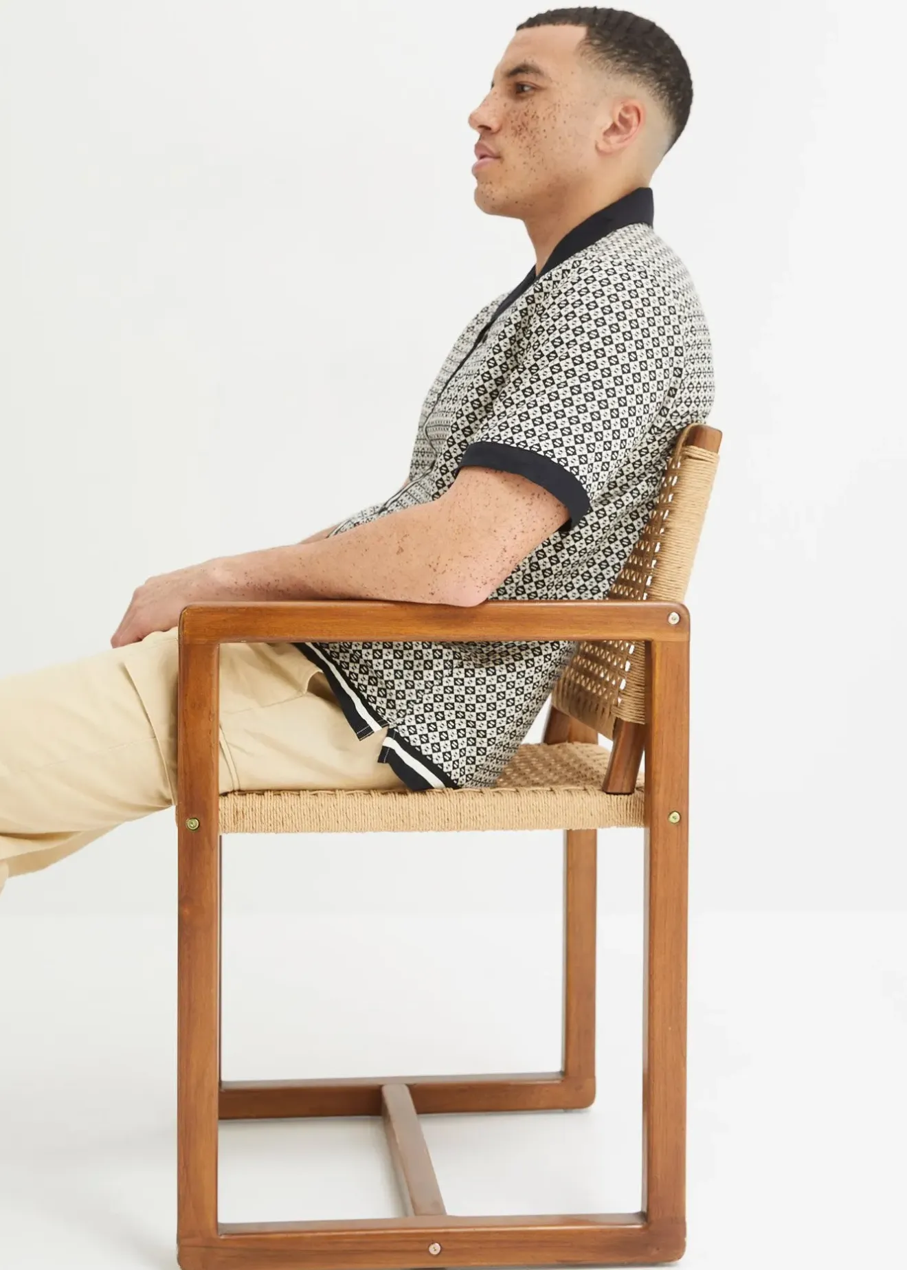 bonprix Chemise manches courtes en lin majoritaire|Homme Chemises