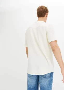 bonprix Chemise manches courtes en gaze de coton|Homme Chemises