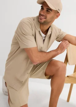 bonprix Chemise manches courtes légère, ample|Homme Chemises