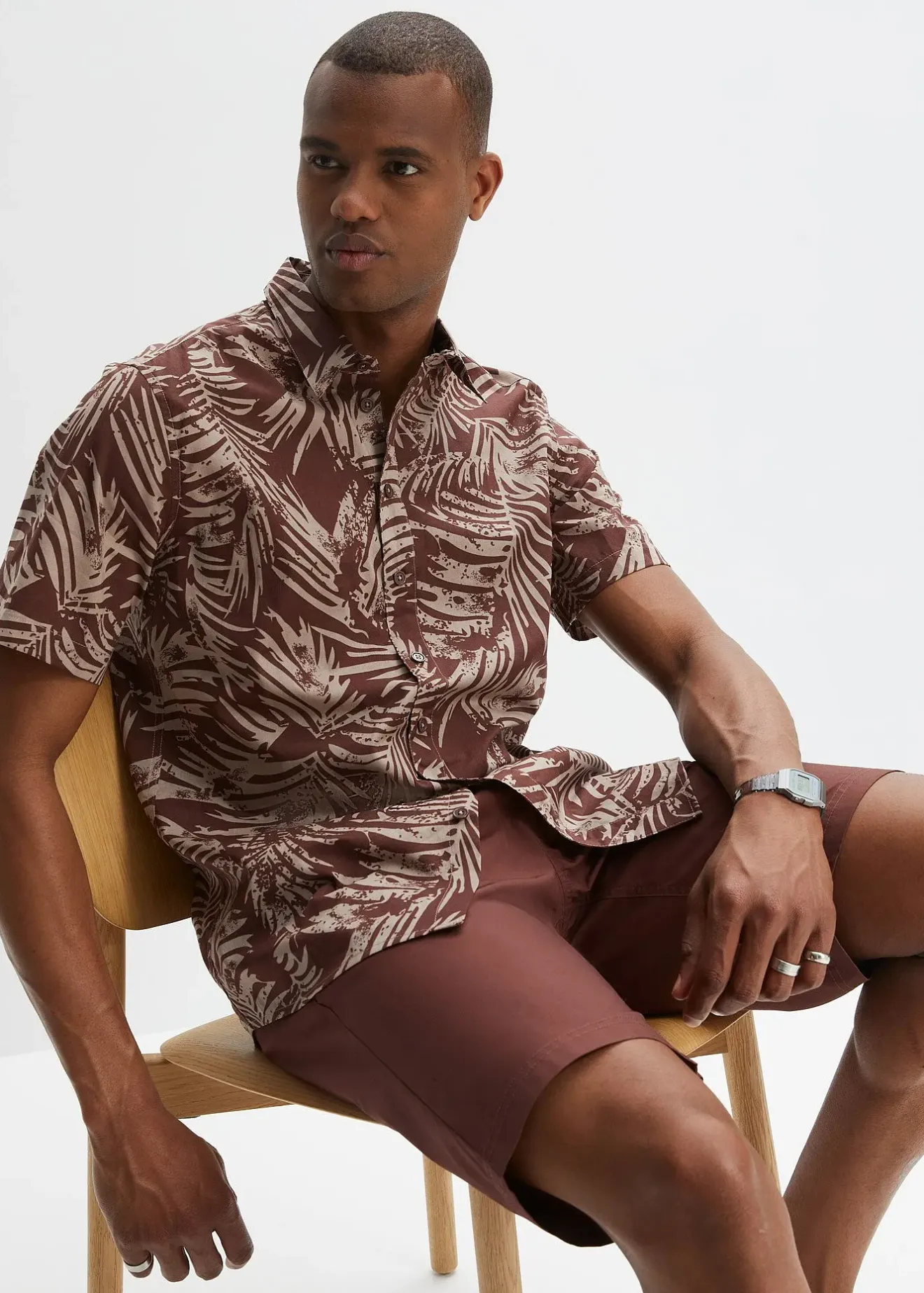 Homme bonprix Mode Plage|Chemises|Chemise manches courtes légère