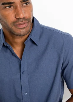 Homme bonprix Chemises|Chemise manches courtes légère