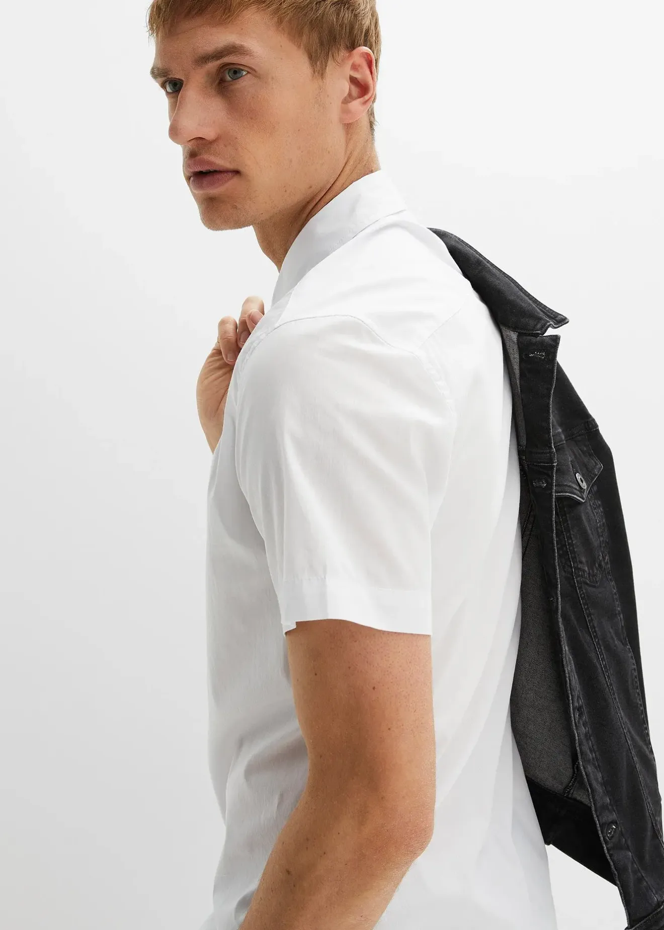 bonprix Chemise manches courtes, Slim Fit|Homme Chemises