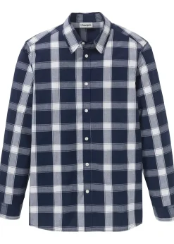 Homme bonprix Chemises|Chemise manches longues 100% coton