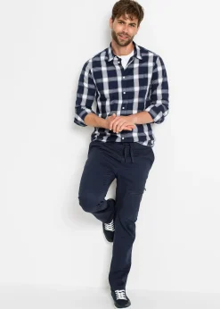 Homme bonprix Chemises|Chemise manches longues 100% coton