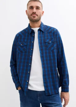bonprix Chemise manches longues 100% coton|Homme Chemises
