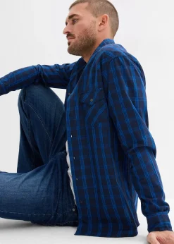 bonprix Chemise manches longues 100% coton|Homme Chemises