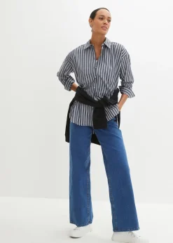 bonprix Chemise oversize 100% coton|Femme Chemisiers