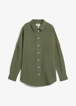 bonprix Chemise oversize en gaze de coton aérienne|Femme Deux Pièces & Ensembles|Chemisiers