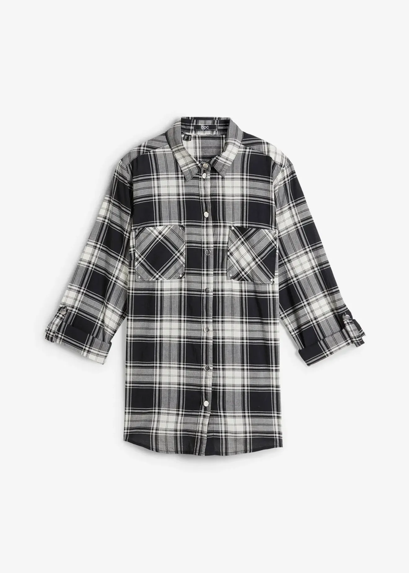 Femme bonprix Chemisiers|Chemisier à carreaux 100% coton