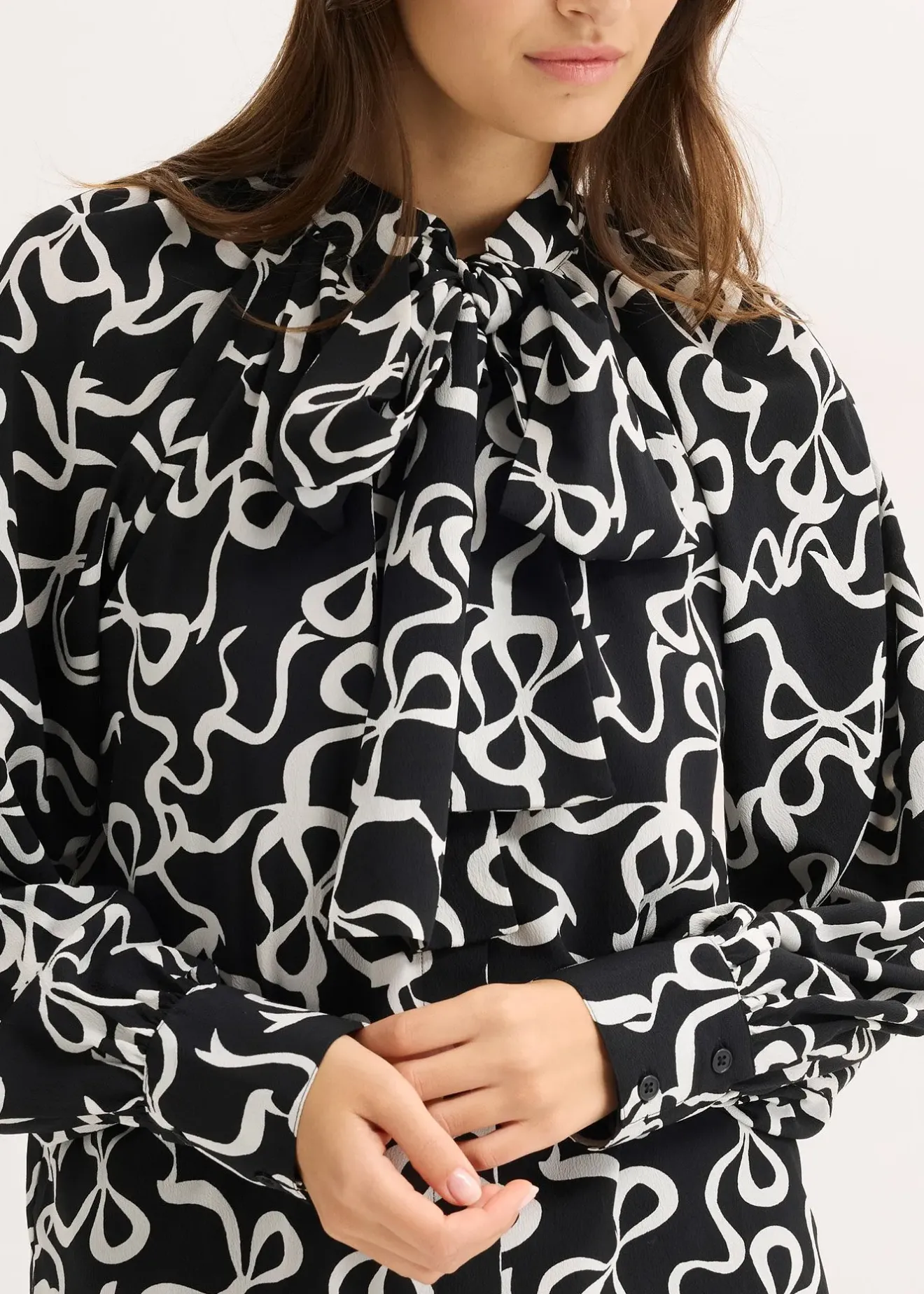 Femme bonprix Chemisiers|Chemisier à col lavallière