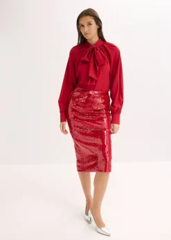 bonprix Chemisier à col lavallière|Femme Chemisiers