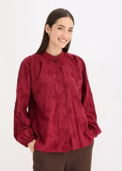 bonprix Chemisier 100% coton|Femme Chemisiers