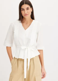 bonprix Chemisier 100% coton|Femme Chemisiers