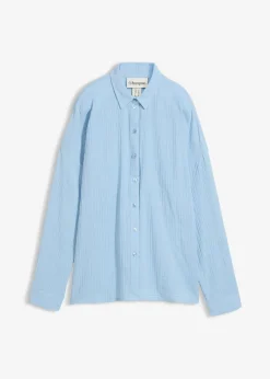 bonprix Chemisier ample, effet used|Femme Chemisiers