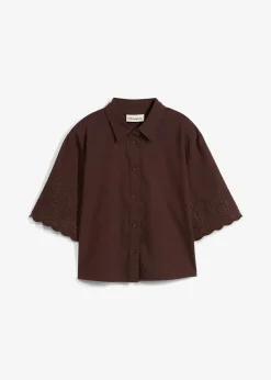 Femme bonprix Premium|Chemisiers|Chemisier court avec soie